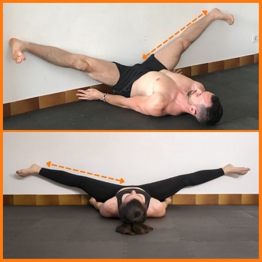 stretchingpro-étirement-grand-écart-facial-contre-mur